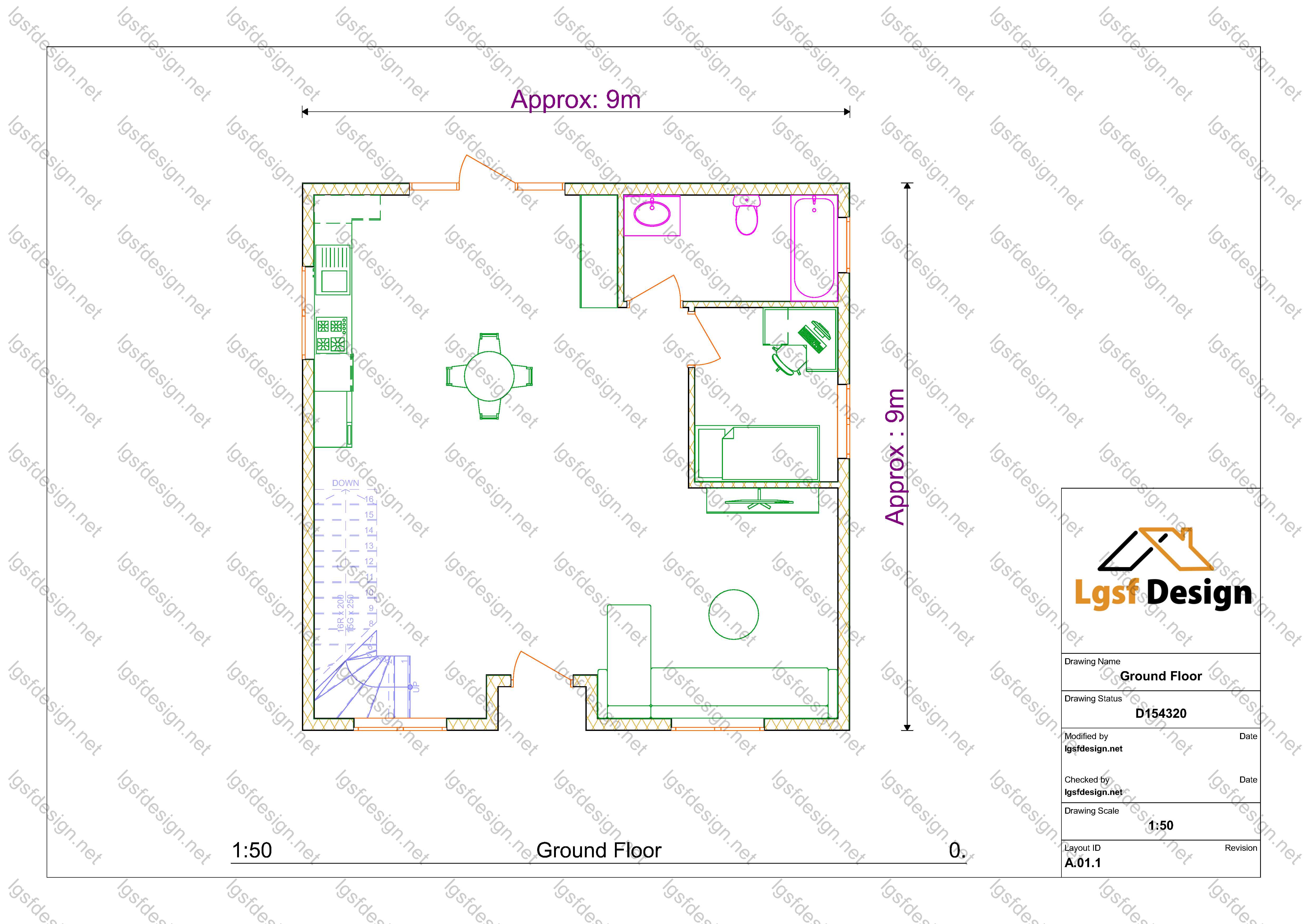 D154320 floor plan