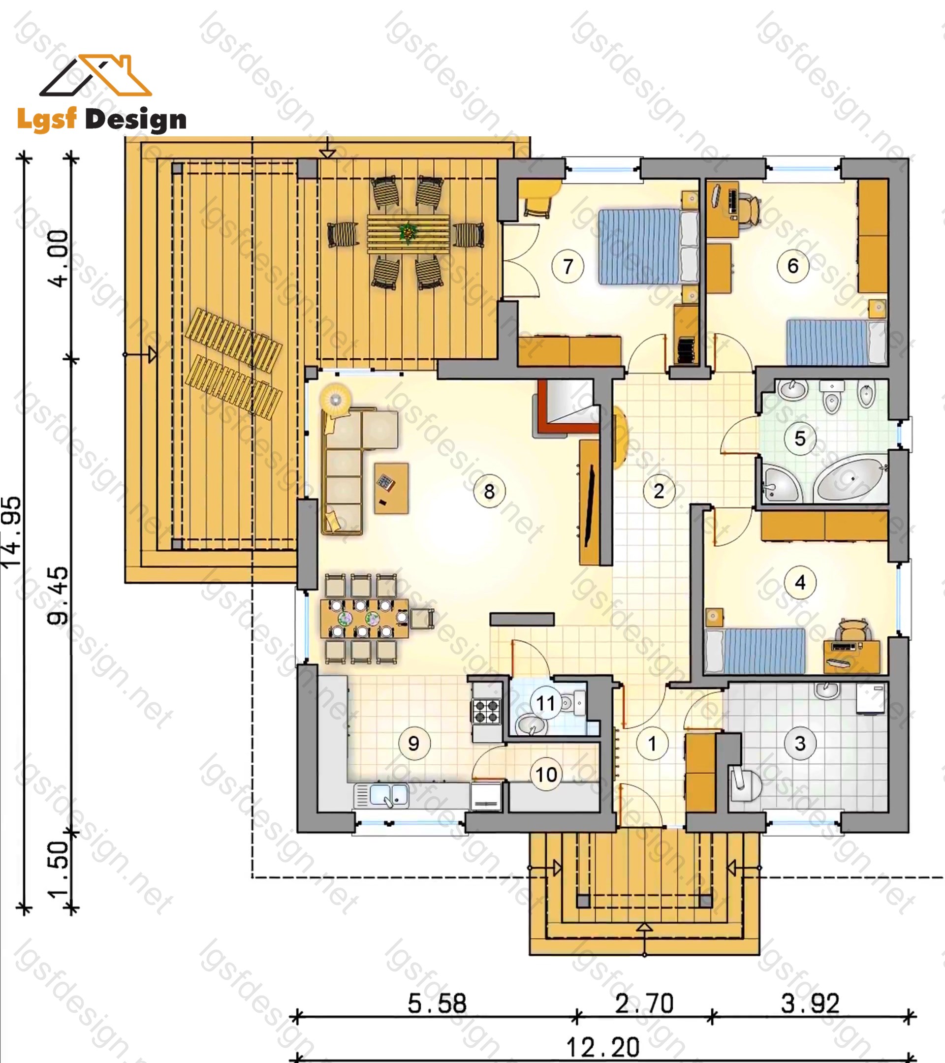 D165320 floor plan