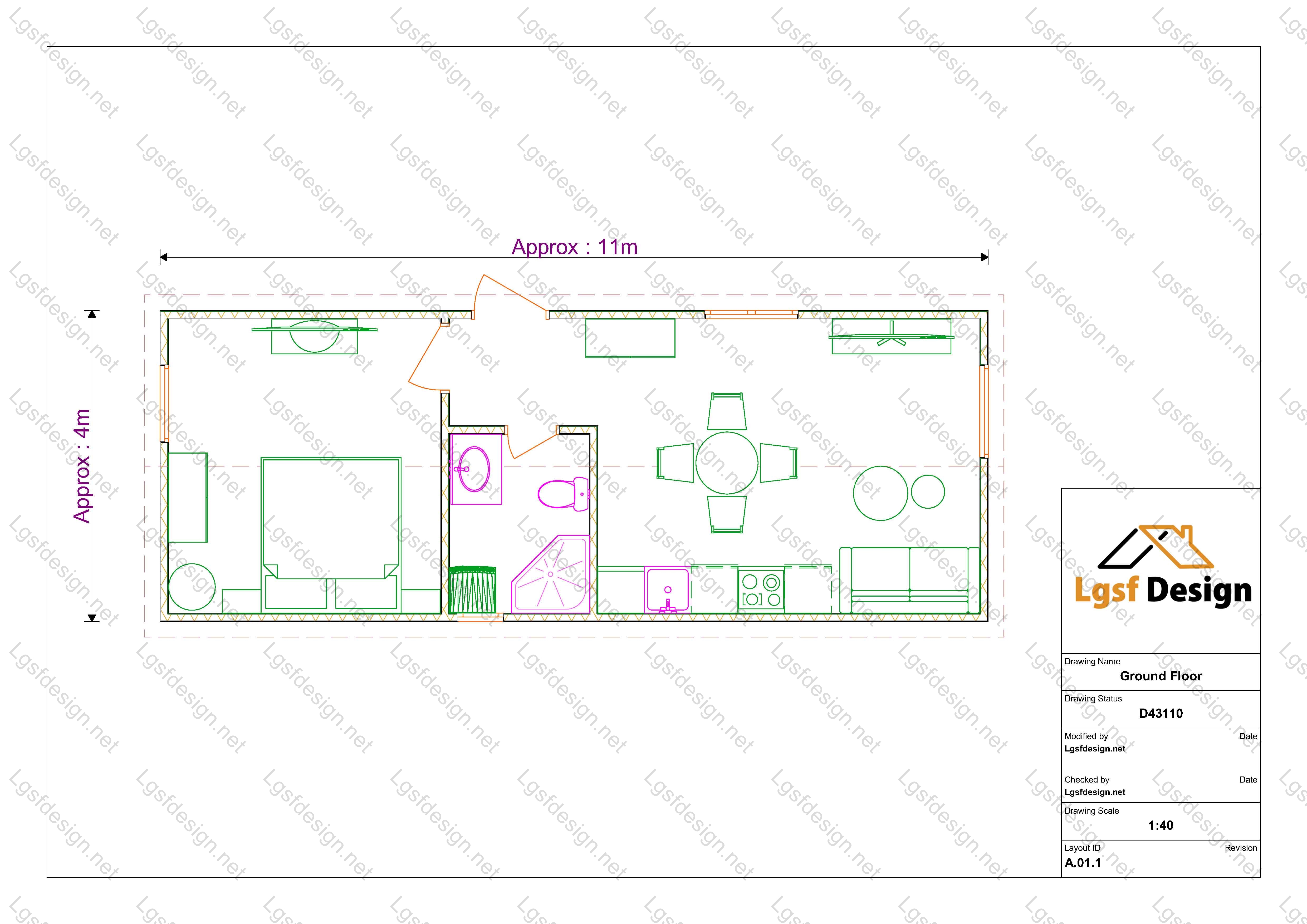 D43110 floor plan