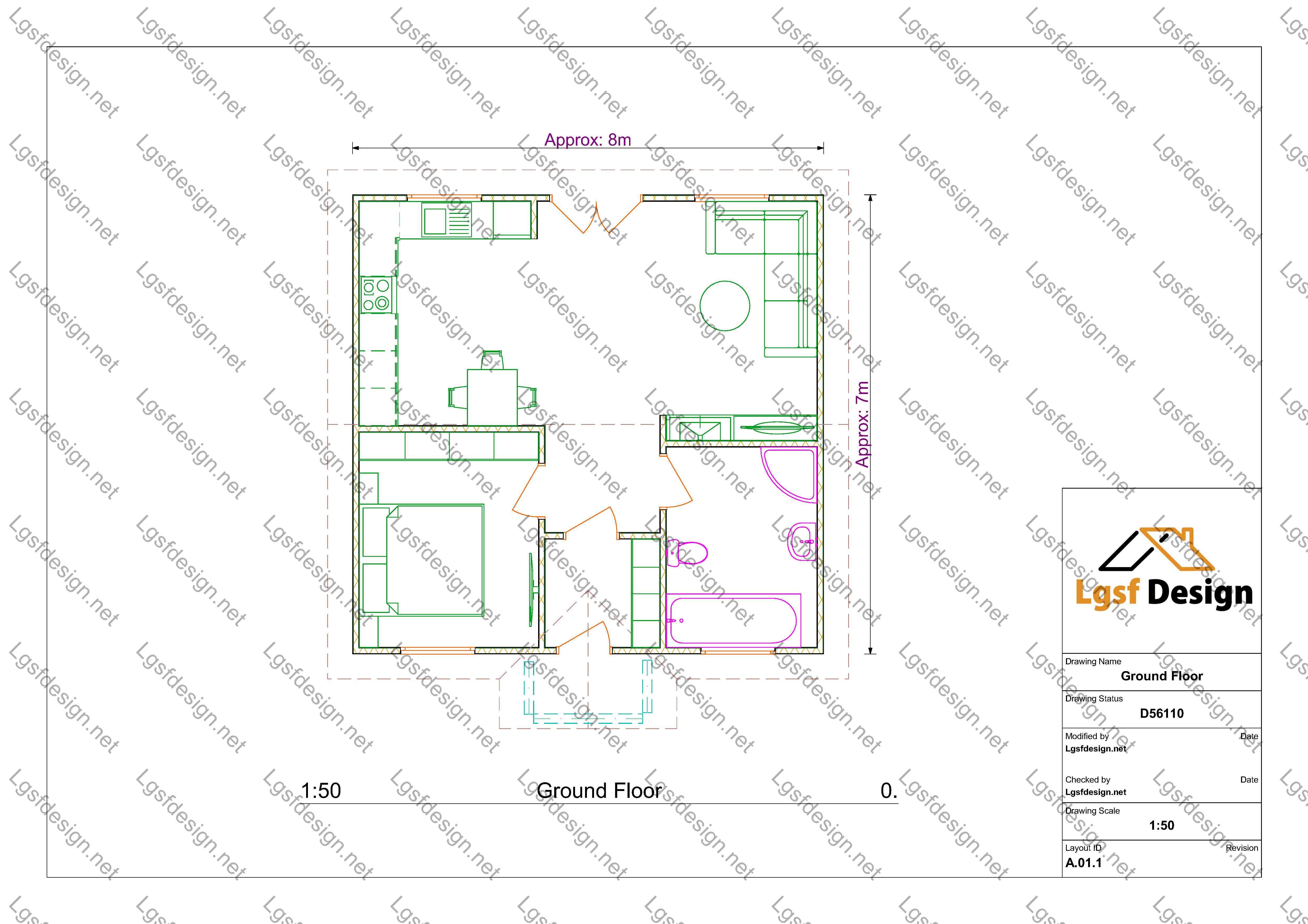 D56110 floor plan