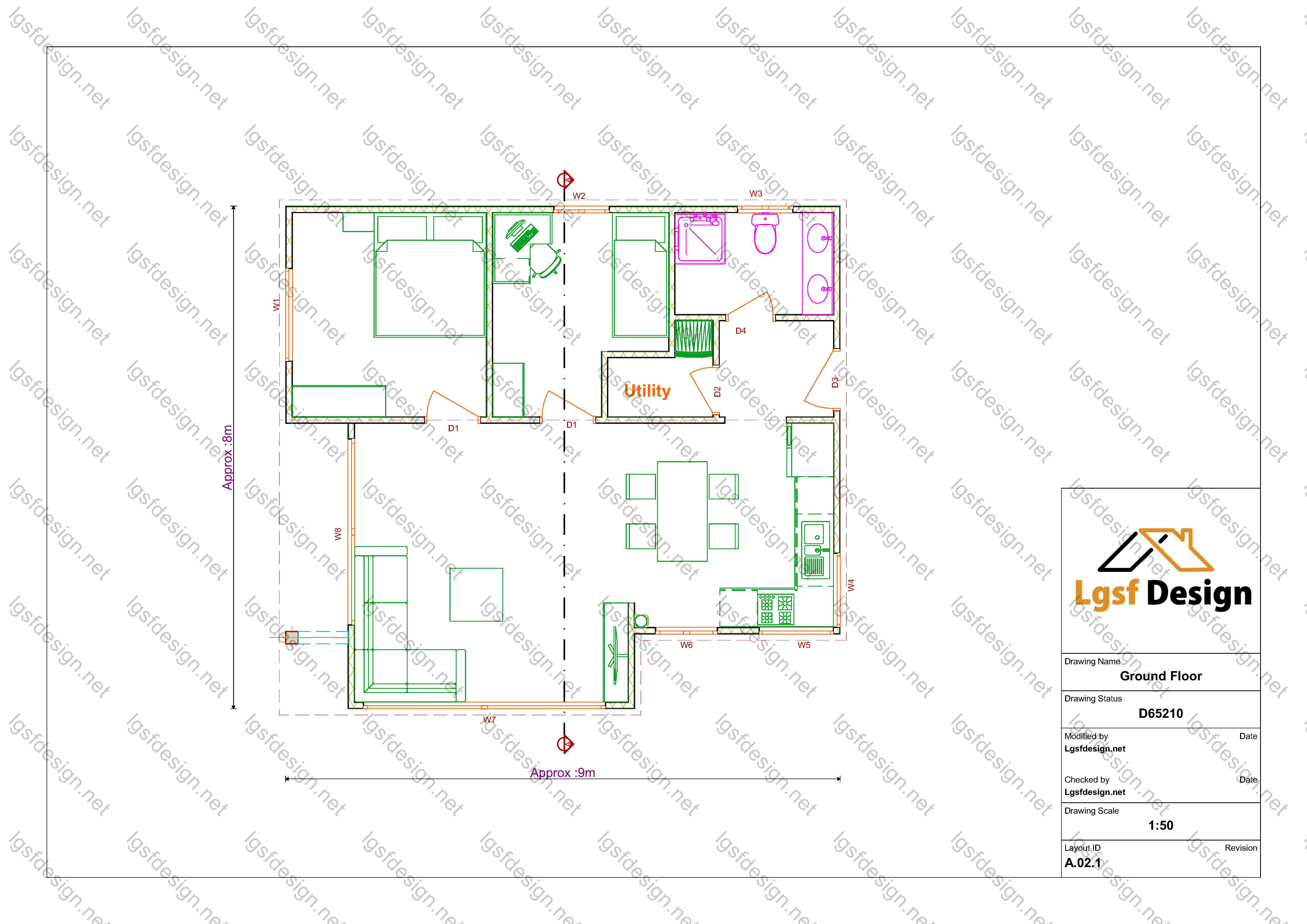 D65210 floor plan