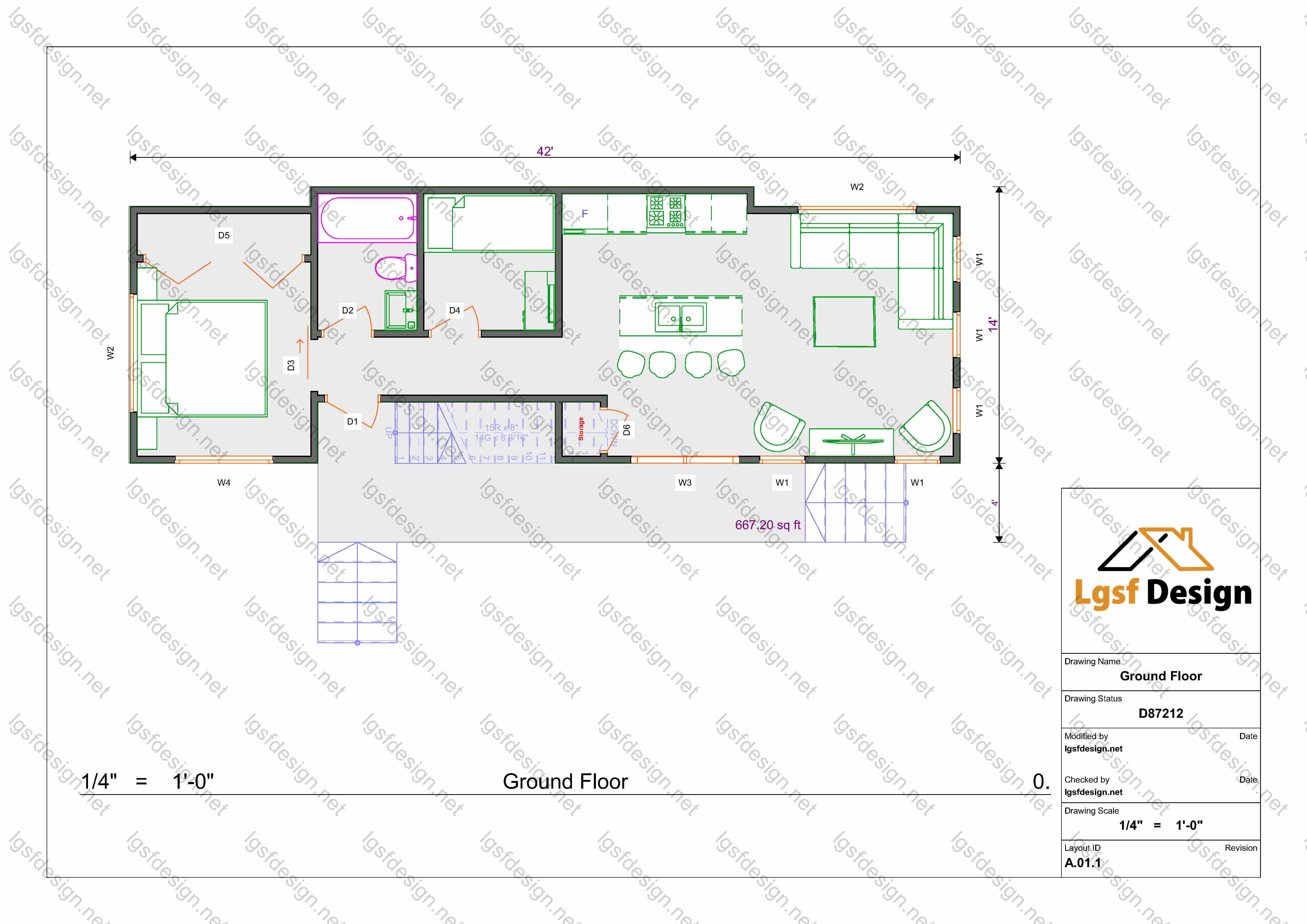 D87212 floor plan