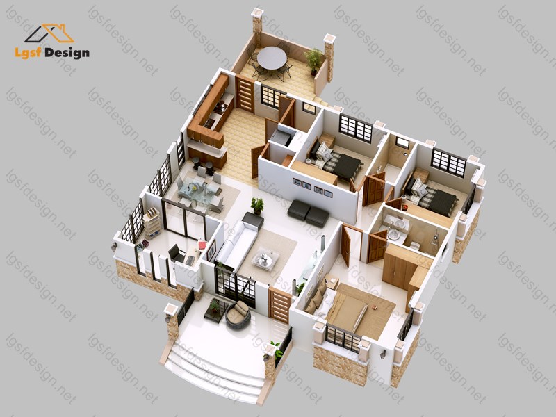 LSF house plan D110320 gallery image 3