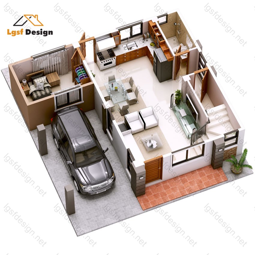 LSF house plan D134321 gallery image 3