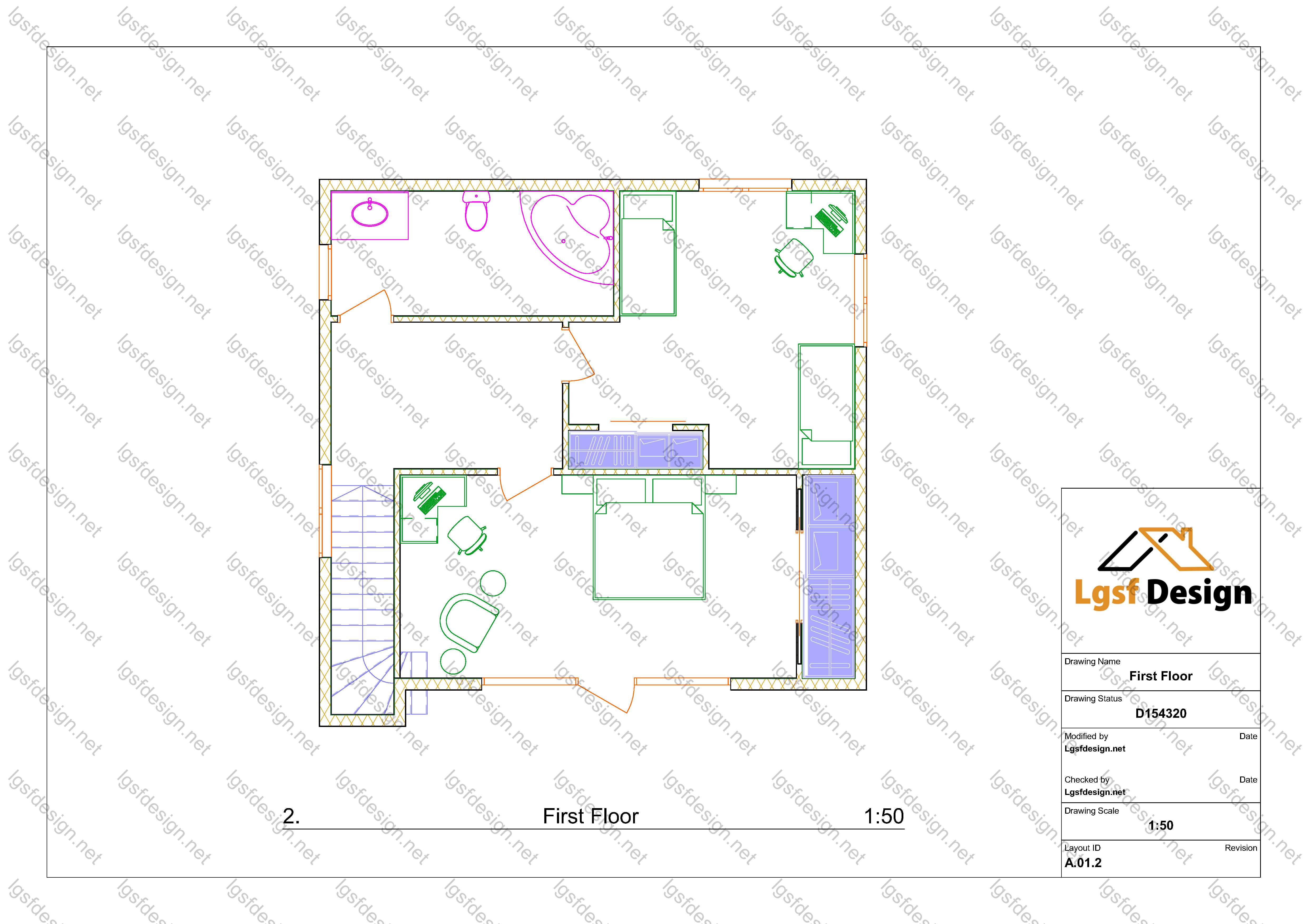 LSF house plan D154320 gallery image 10