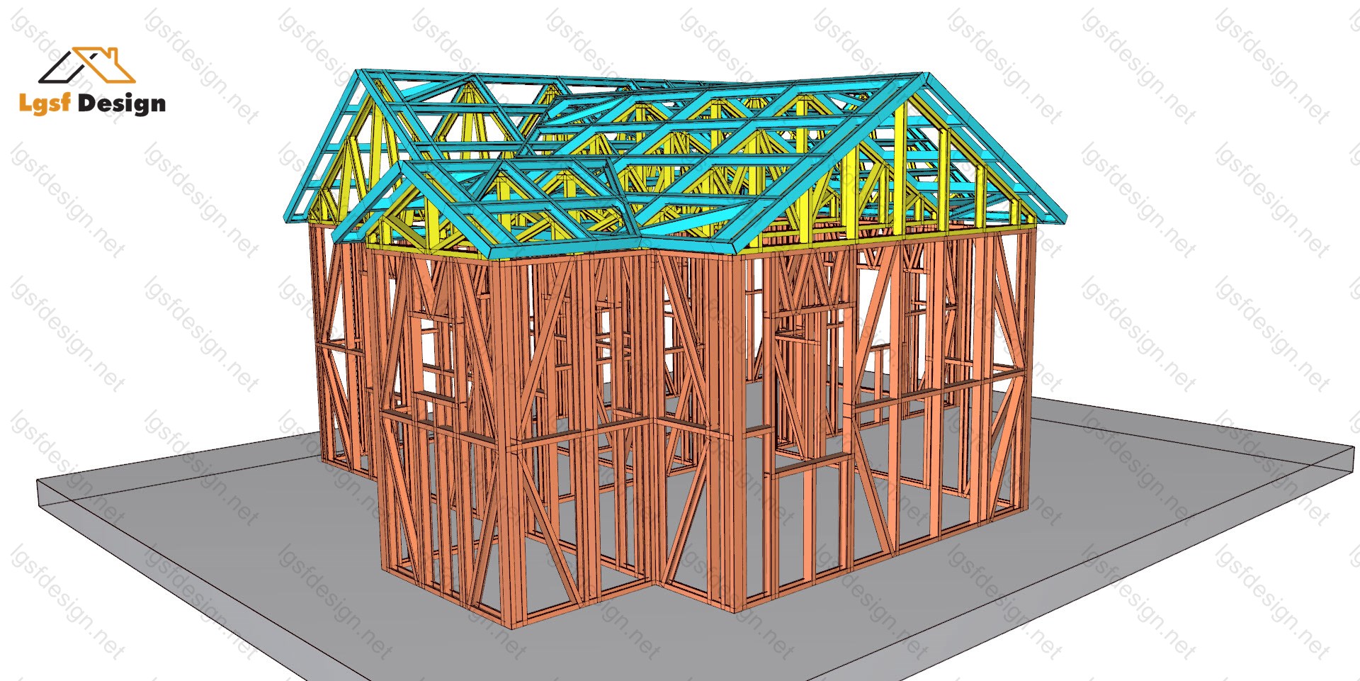 LSF house plan D40110 gallery image 12