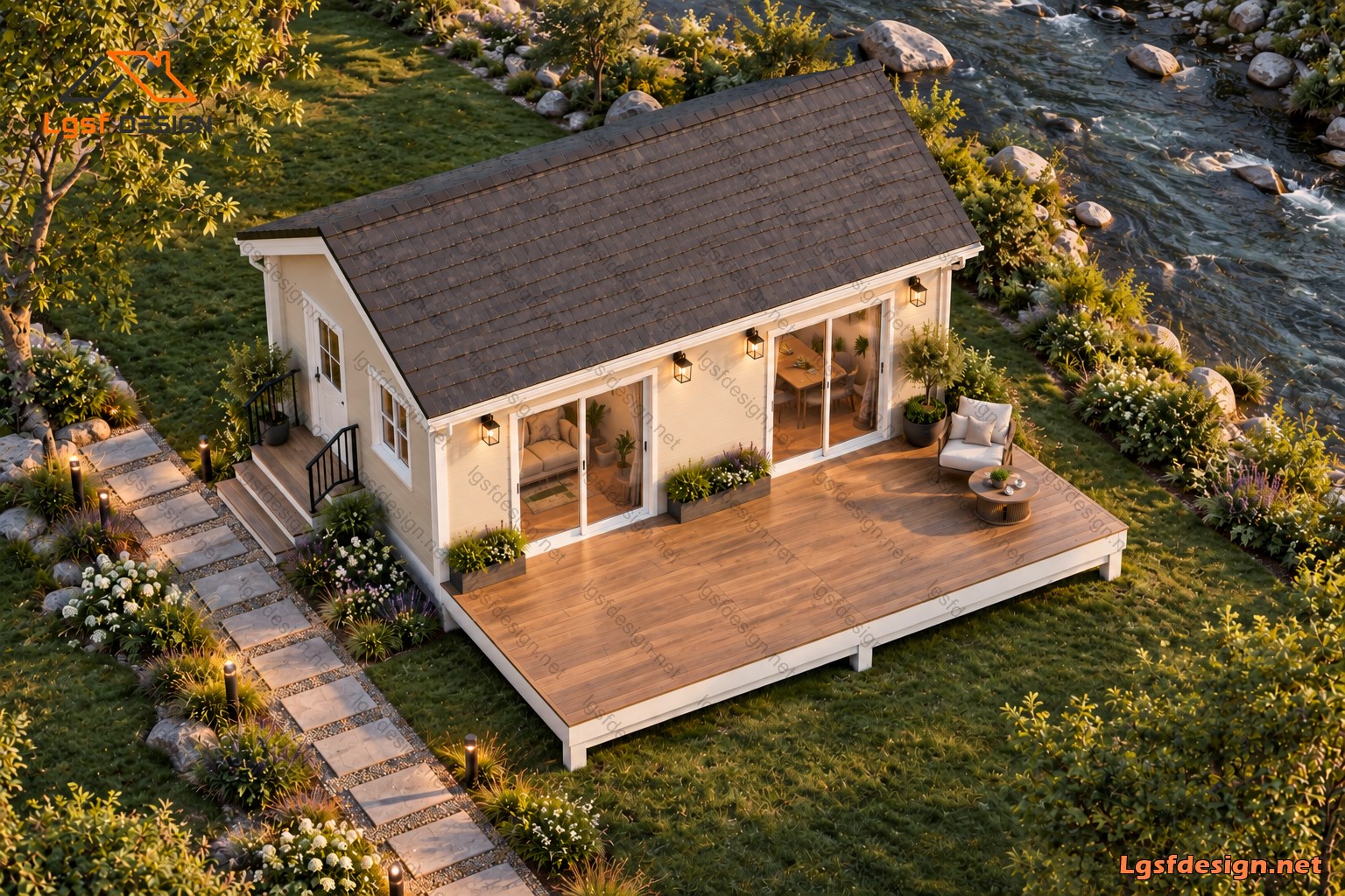 LSF house plan D41110 gallery image 3