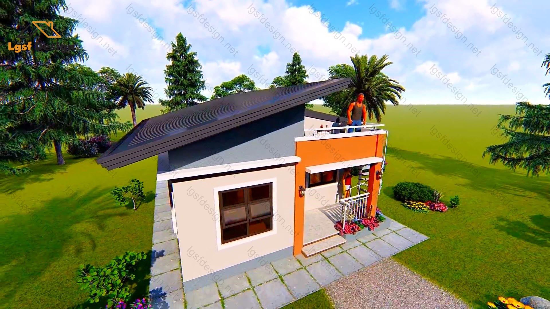 LSF house plan D42210 gallery image 4