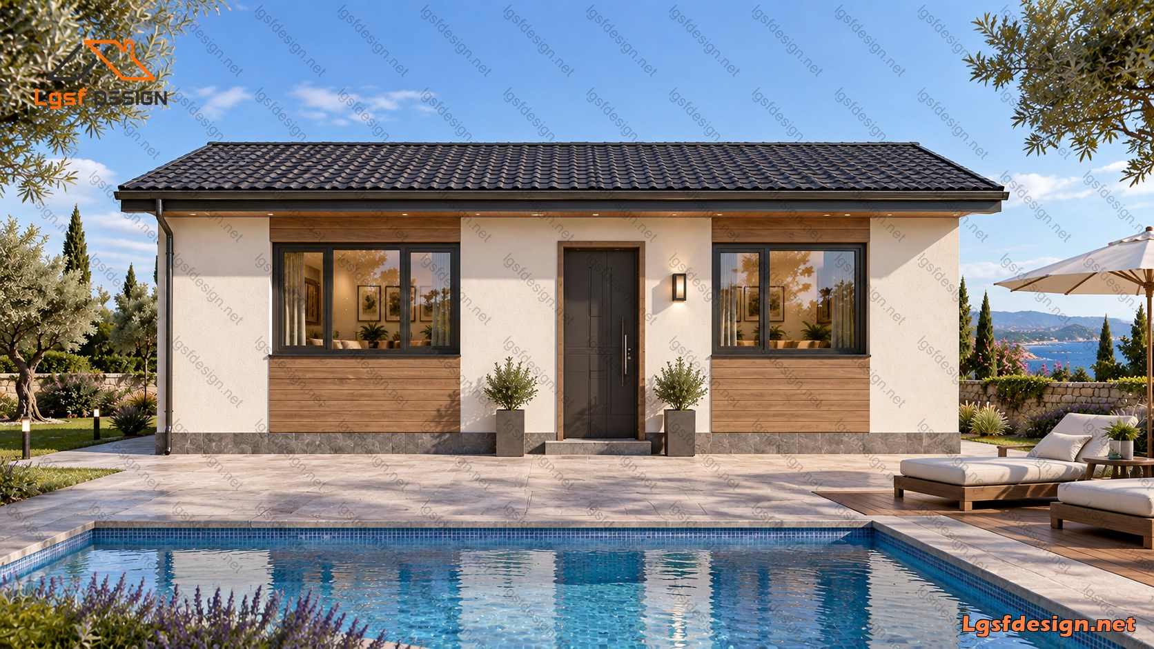 LSF house plan D45210 gallery image 2