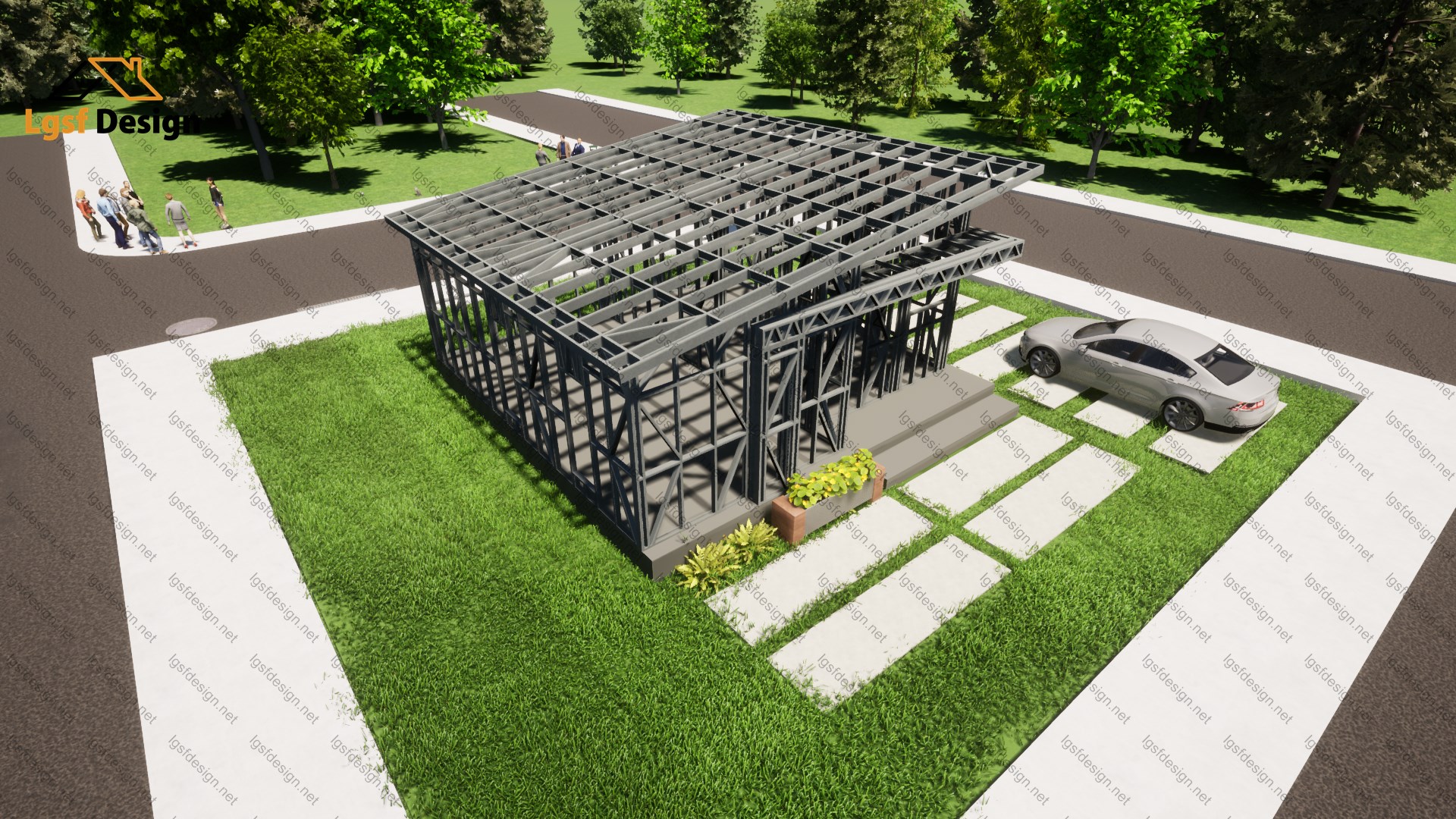 LSF house plan D60110 gallery image 12