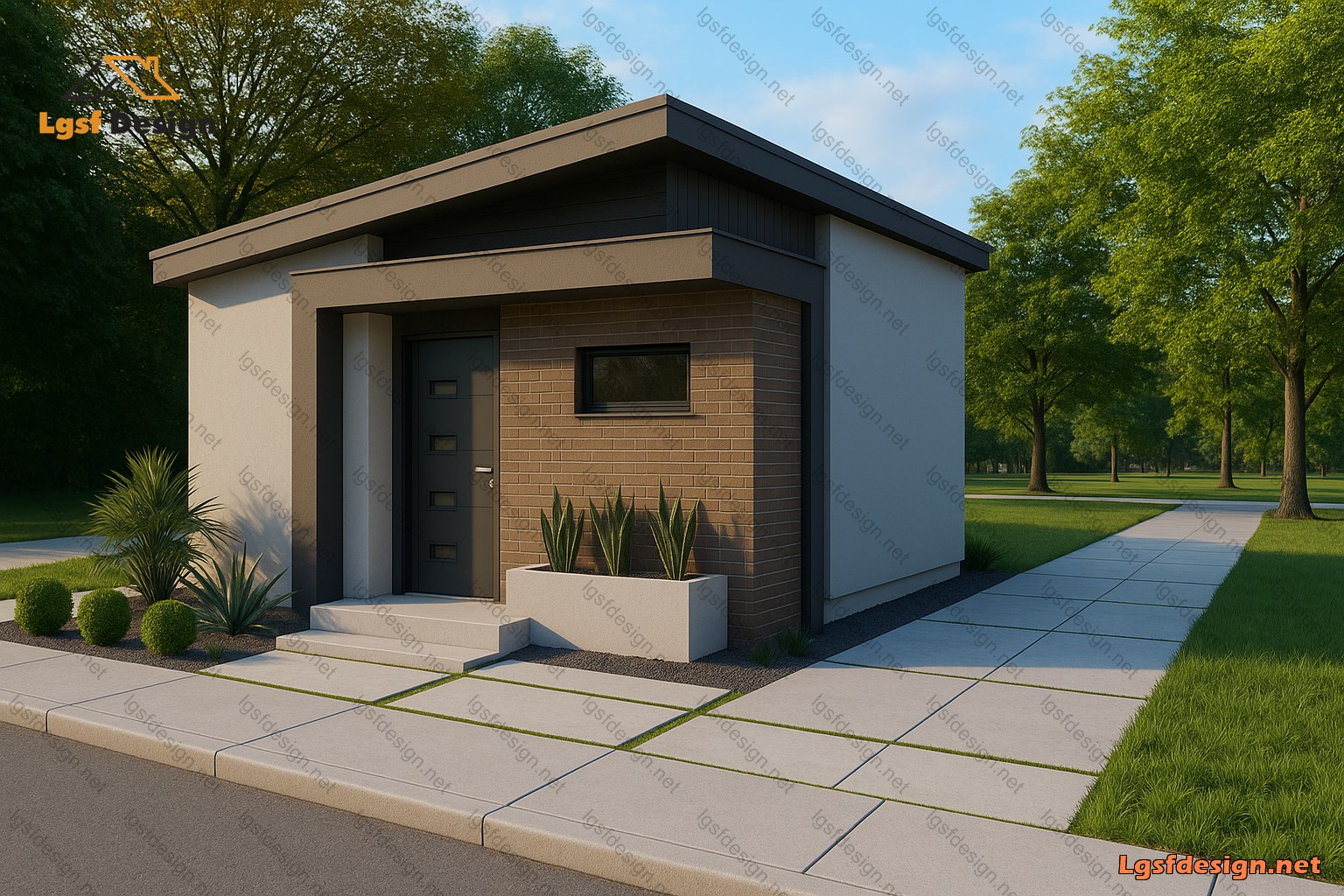 LSF house plan D60110 gallery image 2