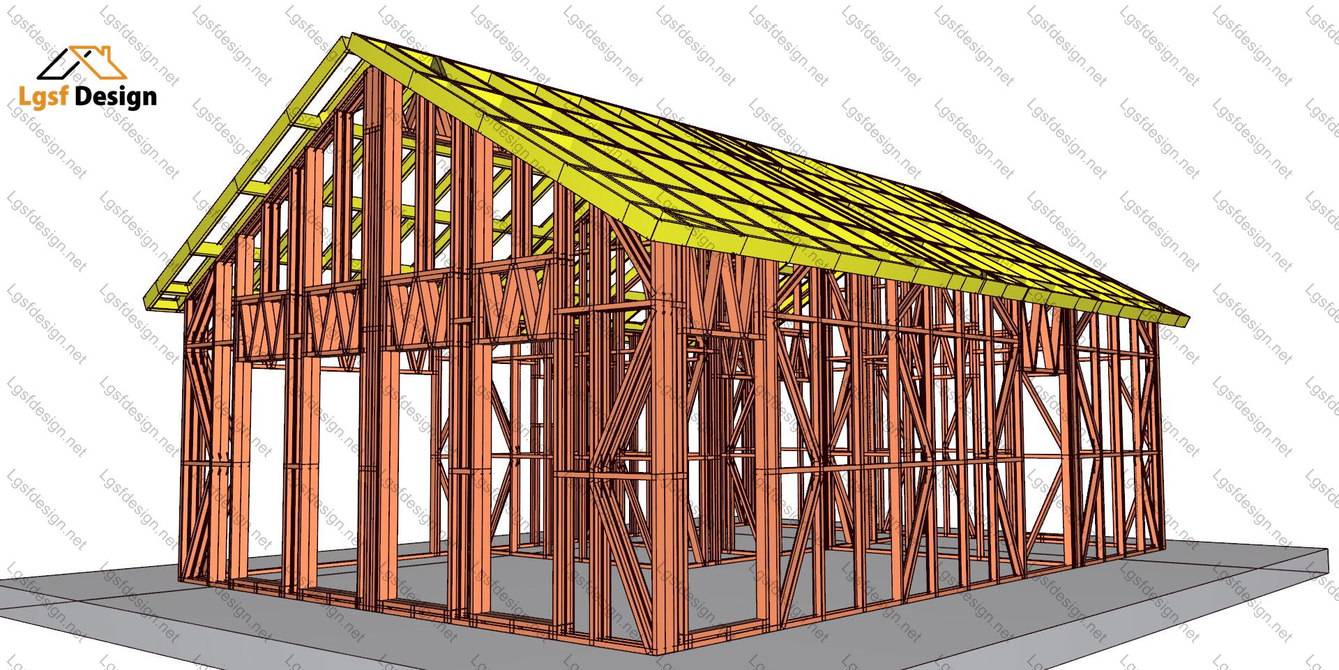 LSF house plan D63110 gallery image 9