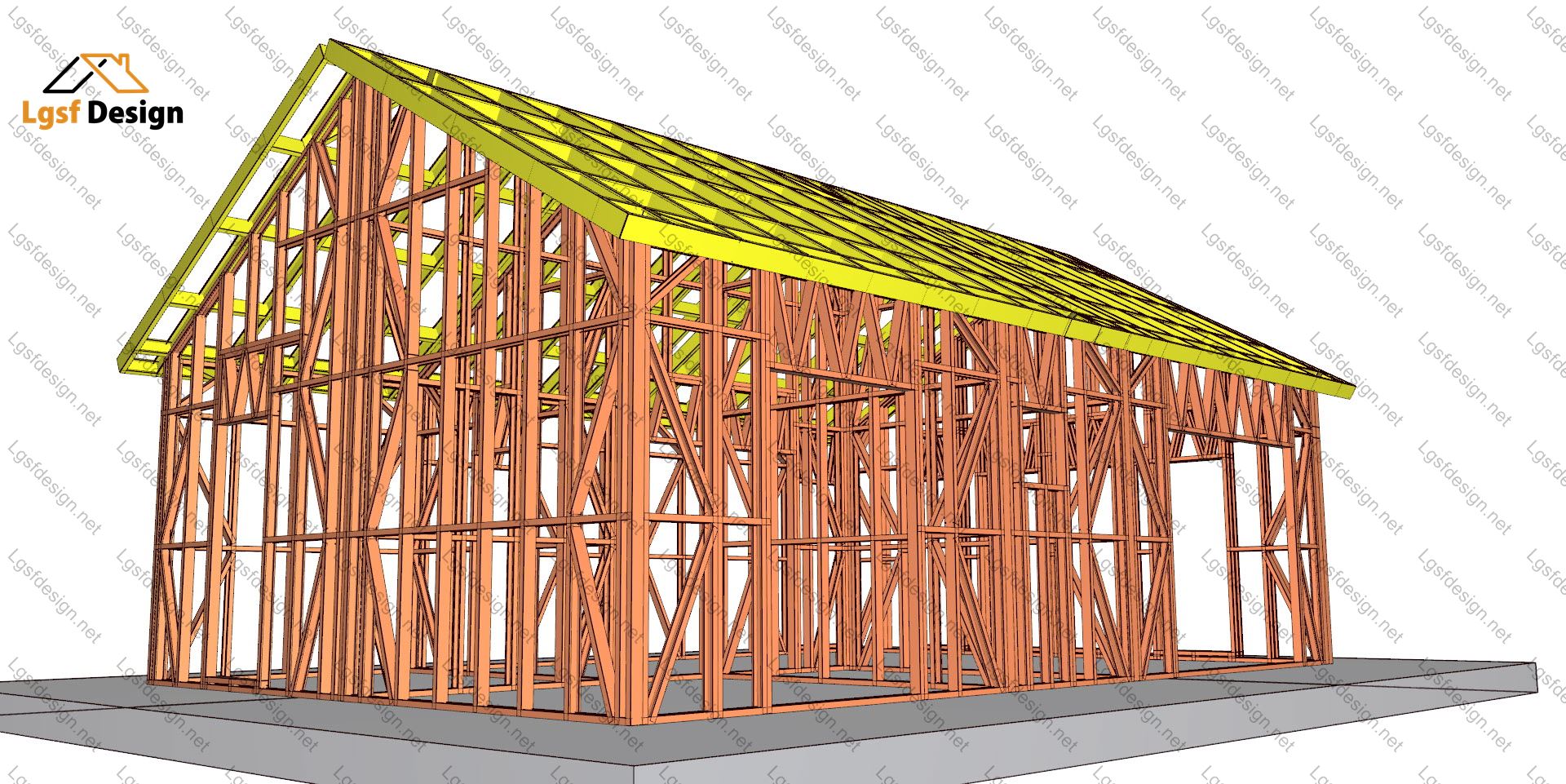 LSF house plan D63110 gallery image 10