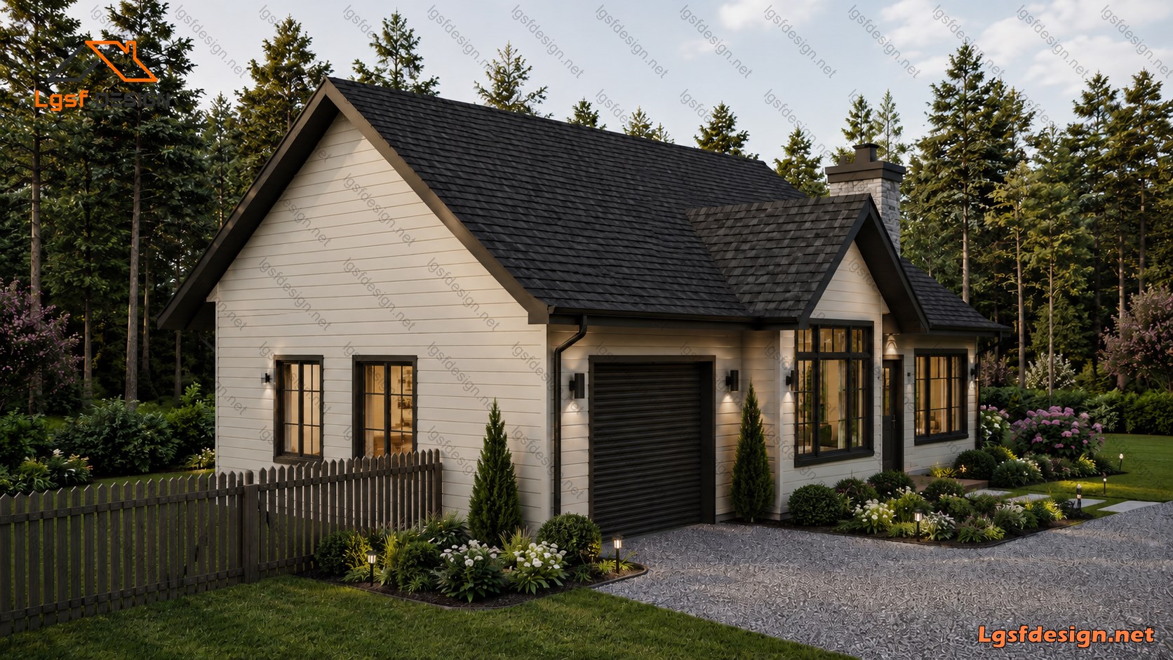 LSF house plan D72221 gallery image 2