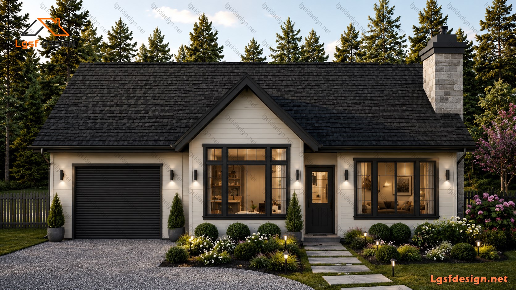LSF house plan D72221 gallery image 3