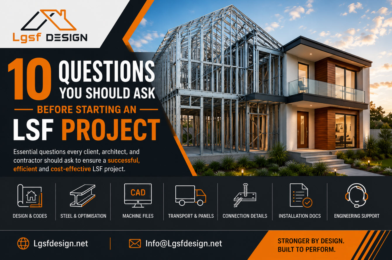 10 Questions You Should Ask Before Starting a Light Gauge Steel Frame Project